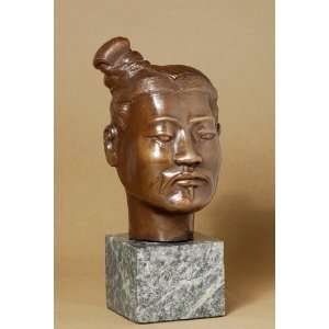  Bronze Bust Of The Samurai