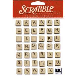  Hasbro Game Stickers Mini Scrabble Letters 3 D