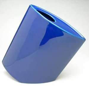  Hakusan Porcelain NANAME series Leaning Vase / Blue