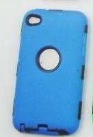 NEW BLUE iPod Touch 4th GENERATION DEFENDER CASE 3 LAYER with SCREEN 