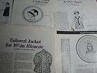 Vintage Bleuette Doll Magazine Pattern LOT /Skating/Jacke​t/Hat 