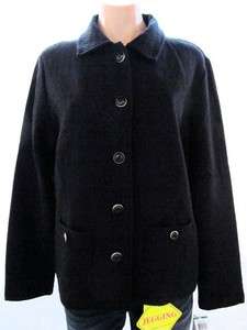 Charter Club Jacket New Womens Black Quilted Coat nwt Size L  