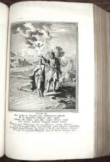 1722 ILLUSTRATED BIBLE FROM LIBRARY OF AN ENGLISH EARL  