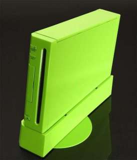 Wii Solid Green Case Mod Shell/Stand/Tools XCM I Case  