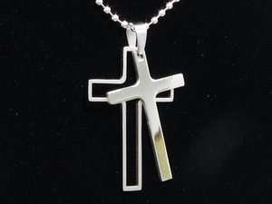 Stainless Steel Mens Puzzle Necklace 50 Cent 0cZ  
