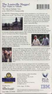 VALHALLA 2000 PGA Championship GOLF Highlights VHS New  