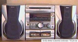 Stereoanlage von Sony RX77.3fach CD,2 Tape,Tuner,Clock,DJ mix und 