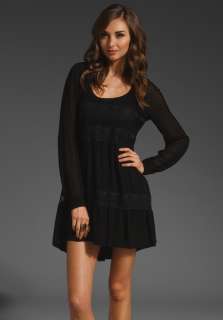 SENECA RISING Bowery Dress in Black  