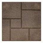    EnviroTile Cobblestone Earth 18 in. x 18 in. Paver, Pack 