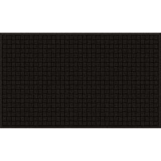Black 36 in. x 60 in. Commercial Recycled Rubber Outdoor Mat
