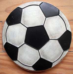 small stepping stone/ plaque plastic mold soccer  