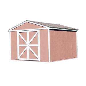 Handy Home Products Somerset 10 ft. x 12 ft. Wood Storage Building Kit 