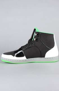 Creative Recreation The Cesario Sneaker in Black White Green 