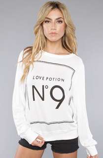 Wildfox The Love Potion No 9 Baggy Beach Pullover in White  Karmaloop 