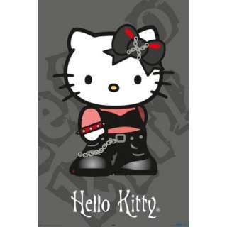Poster Hello Kitty   punk   Katze im Punk Stil Katzen Kätzchen 