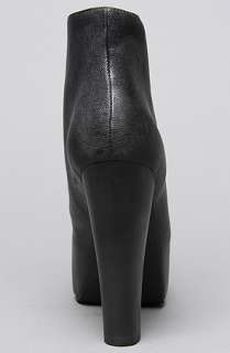 Jeffrey Campbell The Lita Shoe in Black With Black Wood Heel 