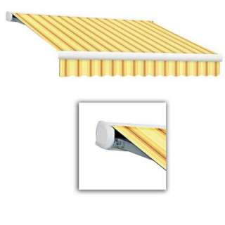   with Remote Retractable Awning (24 ft. W x 10 ft. D) in Yellow/Terra