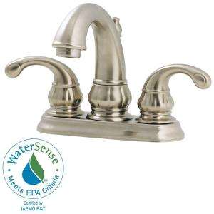 Pfister Treviso 4 in. Centerset 2 Handle High Arc Bathroom Faucet in 