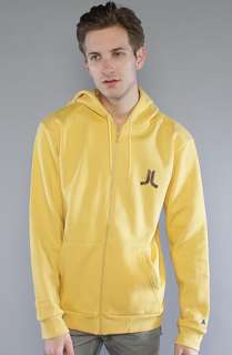 WeSC The Overlay Zip Up Hoody in Goldenrod  Karmaloop   Global 