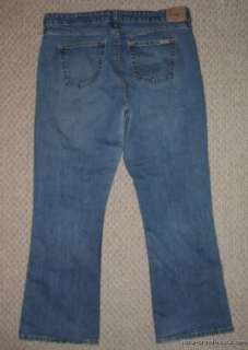 LEVI STRAUSS LOW RISE BOOTCUT STRETCH JEANS WOMENS 16 S  