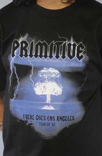 Primitive The There Goes LA Tee in Black Purple  Karmaloop 