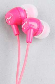 SONY The EX10LP Earbuds in Dark Pink  Karmaloop   Global Concrete 