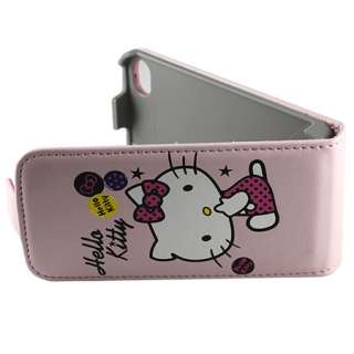 Hello Kitty Flip Leather Case Cover For iPhone 4 4G C2  