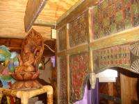 Javanese~Antique Wedding Opium Day Bed~Carved Solid Teak~Indonesian 