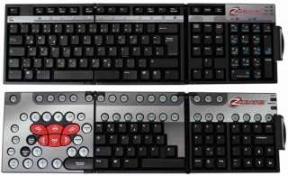 SteelSeries ZBoard 2x USB Gaming Tastatur schwarz DE 5707119003513 