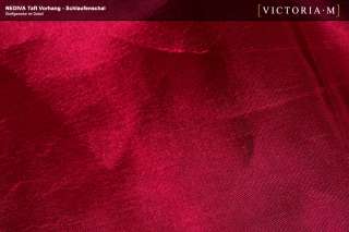 1x VICTORIA M Nediva Schlaufenschal / Dekoschal Taft Vorhang (Größe 
