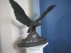 Art Deco Bronze Adler Eagle signiert Prof.Poertzel