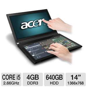 Acer Iconia 6120 LX.RF702.052 Dual Screen Touchbook   Intel Core i5 