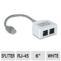   to view Cables to Go 37133 2 Port RJ45 Splitter Cable   6in, White
