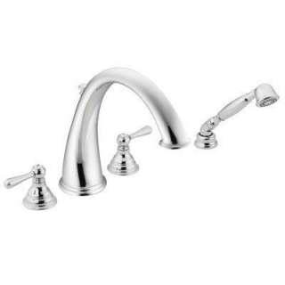 MOEN Kingsley 2 Handle Deck Mount Roman Tub Faucet Trim Only With 