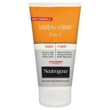 Neutrogena 2 In 1 Visibly Clear Wash Mask 150Ml   Groceries   Tesco 