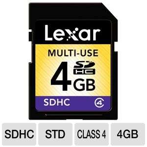 Lexar 4GB SDHC Card 