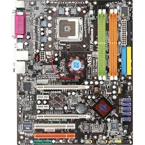 MSI 975X Platinum Motherboard   Intel 975X, Socket 775, ATX, Audio 