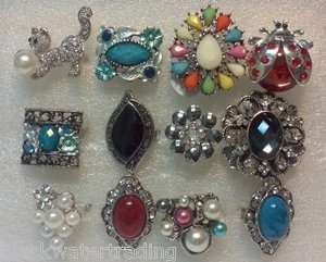   WHOLESALE LOT BRAND NEW FASHION COSTUME JEWELRY COCKTAIL RINGS  
