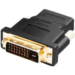 Ultra HDMI Female to DVI D Male Adapter, Gold Plated  