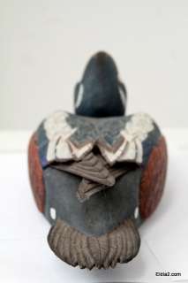 Vintage Duck Decoy Wood Duck Hand Painted & Carved with Felt Bottom 