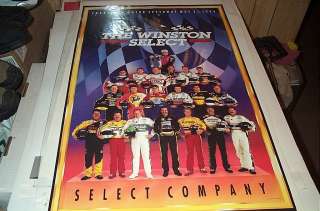   Original The Winston All Star Race Geoff Bodine Wins Poster  