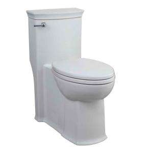 Porcher Chapeau 1 Piece Elongated Water Closet with Slow Close Seat in 