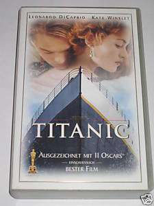 Titanic   VHS/Drama/Kate Winslet/Leonardo DiCaprio  
