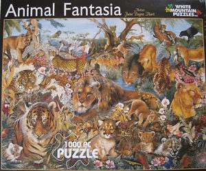 1000 pc. jigsaw puzzle ANIMAL FANTASIA.  