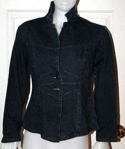 New $119 ORVIS womens Denim Blazer Jacket Sunburst S  