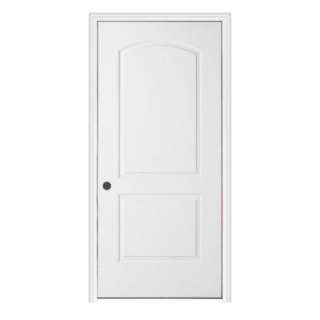  in. Composite White Right Hand Prehung Door 632134 