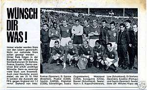 Fussball 1963    England  FIFA Auswahlmannschaft 23.10.  