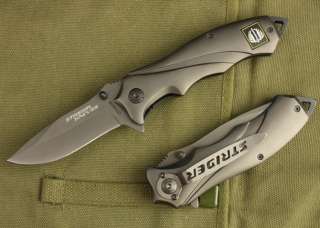 Steel Tactical Saber Line Lock Folding Knife 71  