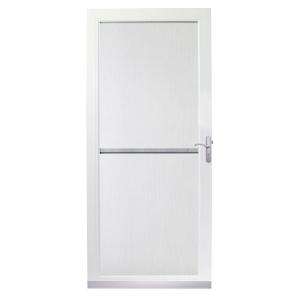   TruScene Storm Door with Nickel Hardware 3TSN 32WH 