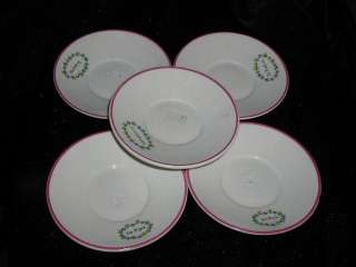 Saint Amand France Patriotic Pottery Plates FRENCH  